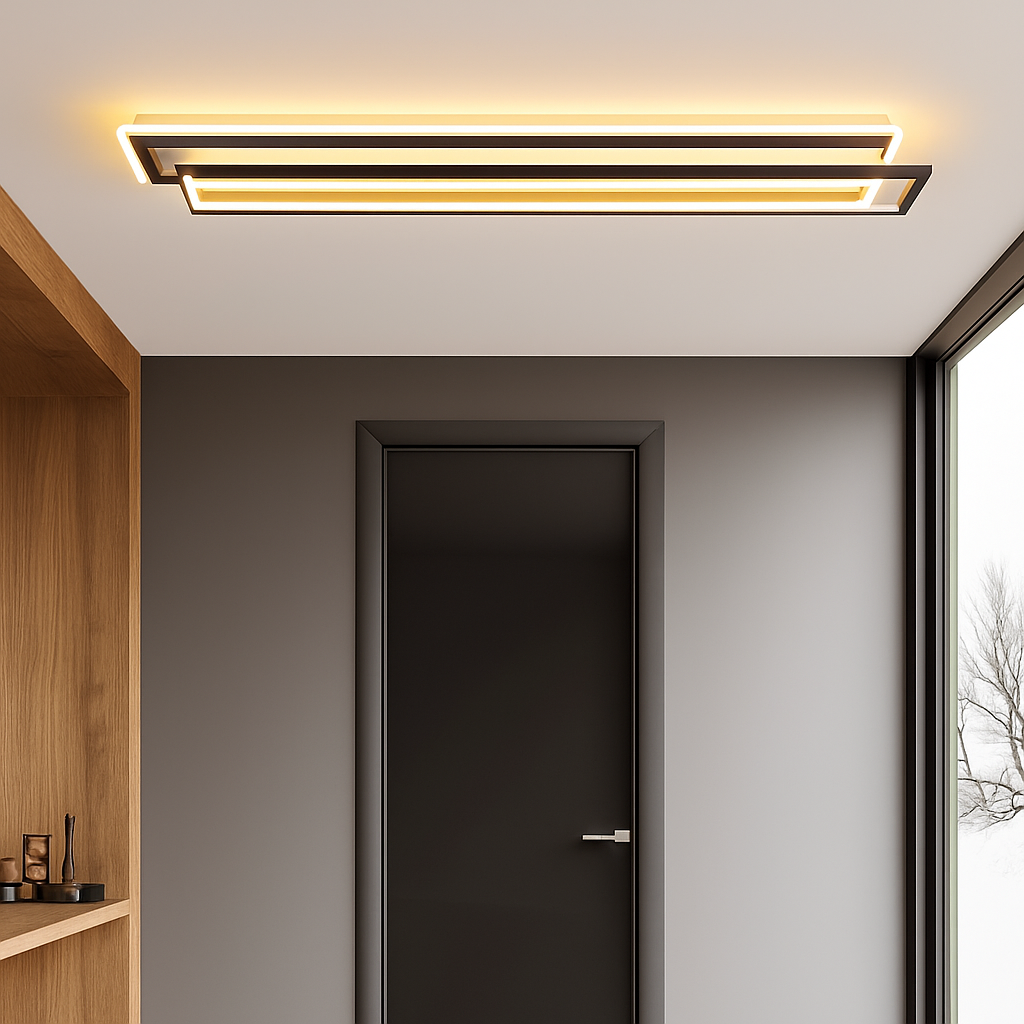 plafonnier led moderne longue bande pour éclairage général - vue 3 sur 16