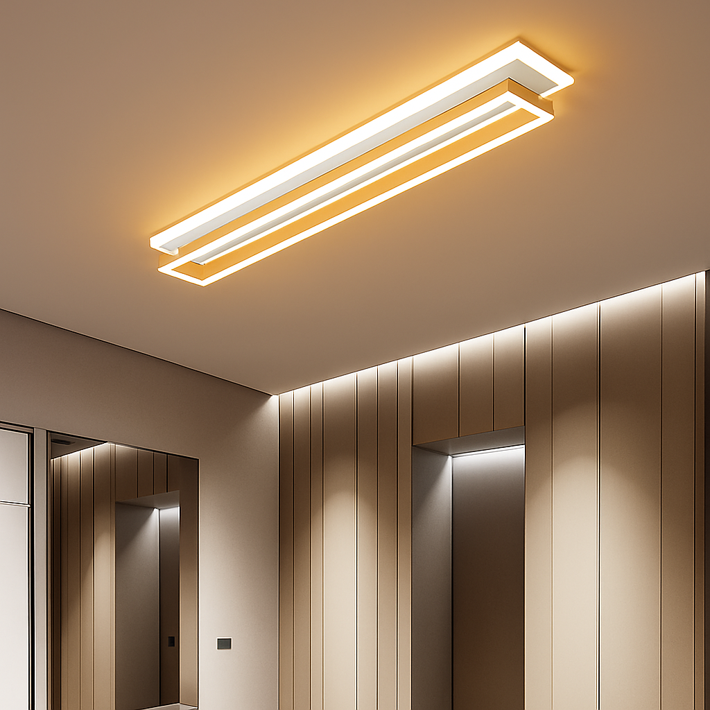 plafonnier led moderne longue bande pour éclairage général - vue 4 sur 16