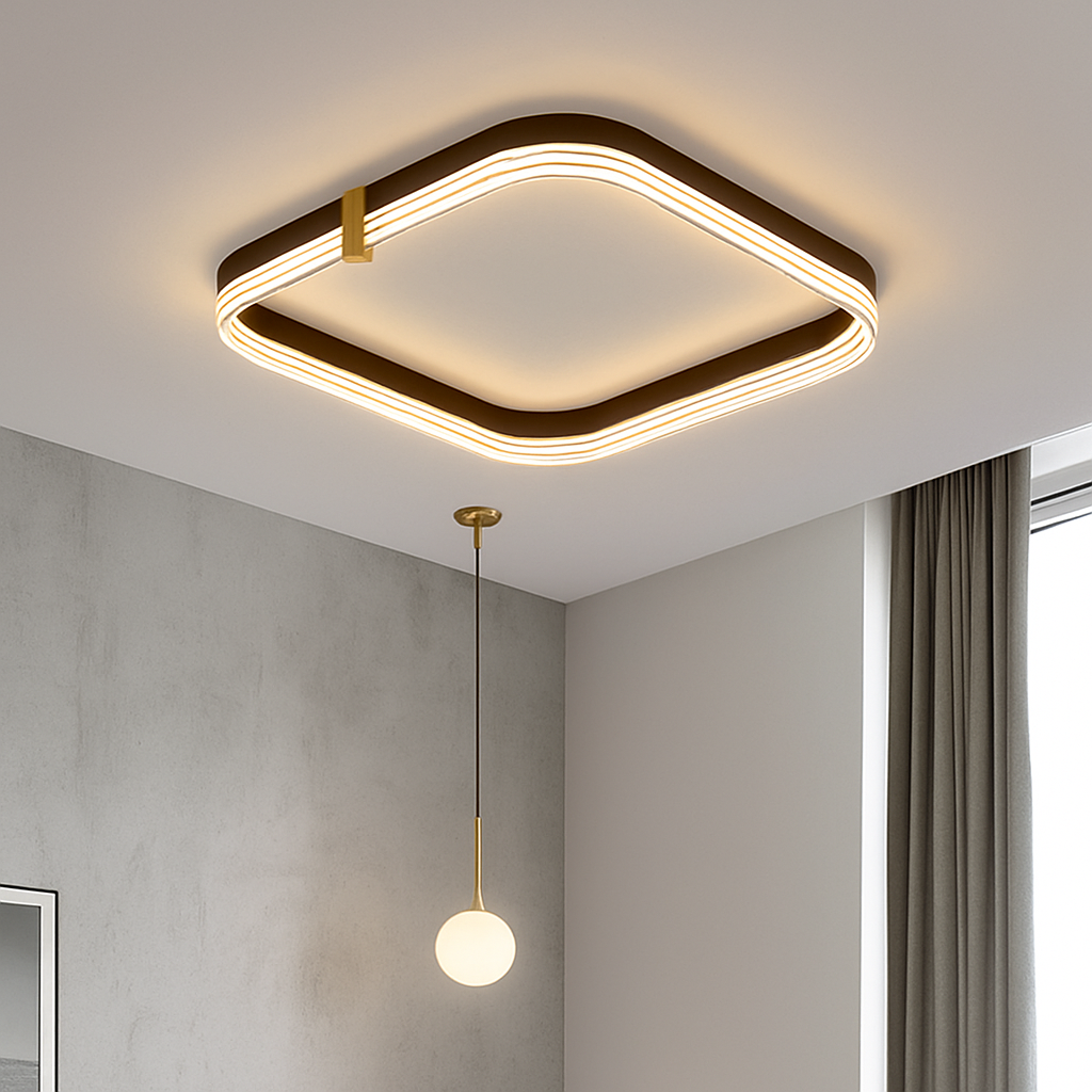 plafonnier led moderne pour décoration d'intérieur élégante - vue 5 sur 21