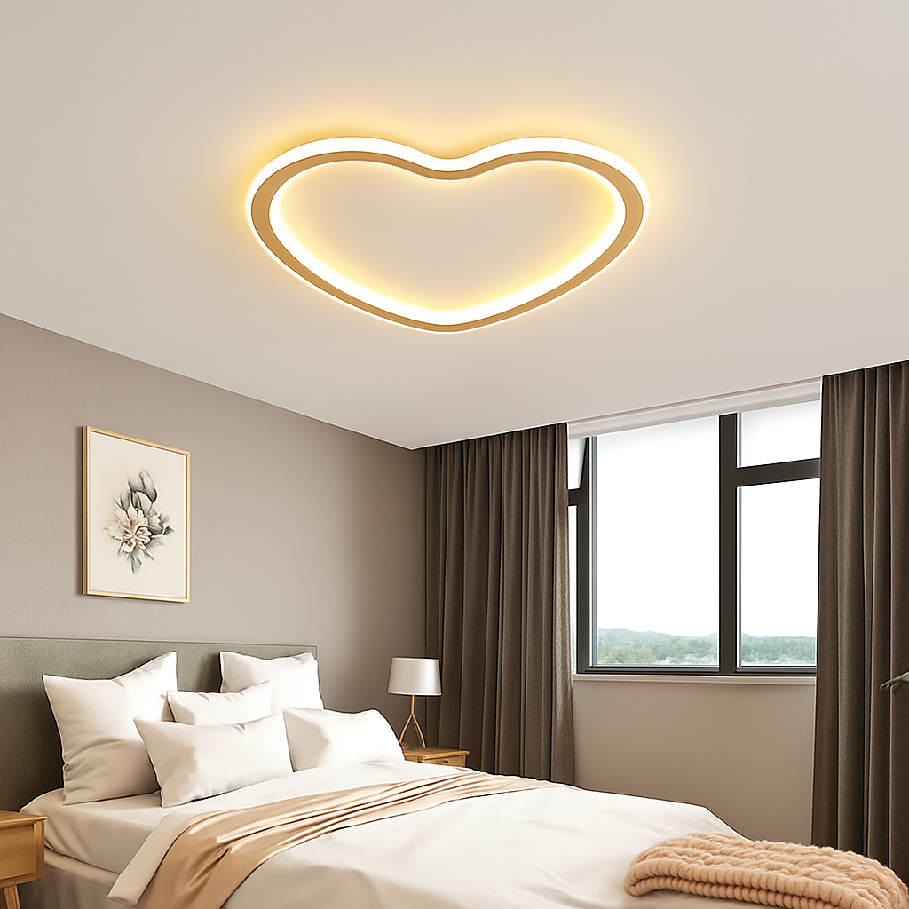 plafonnier led moderne pour décoration intérieure et ambiance chaleureuse - vue 6 sur 14