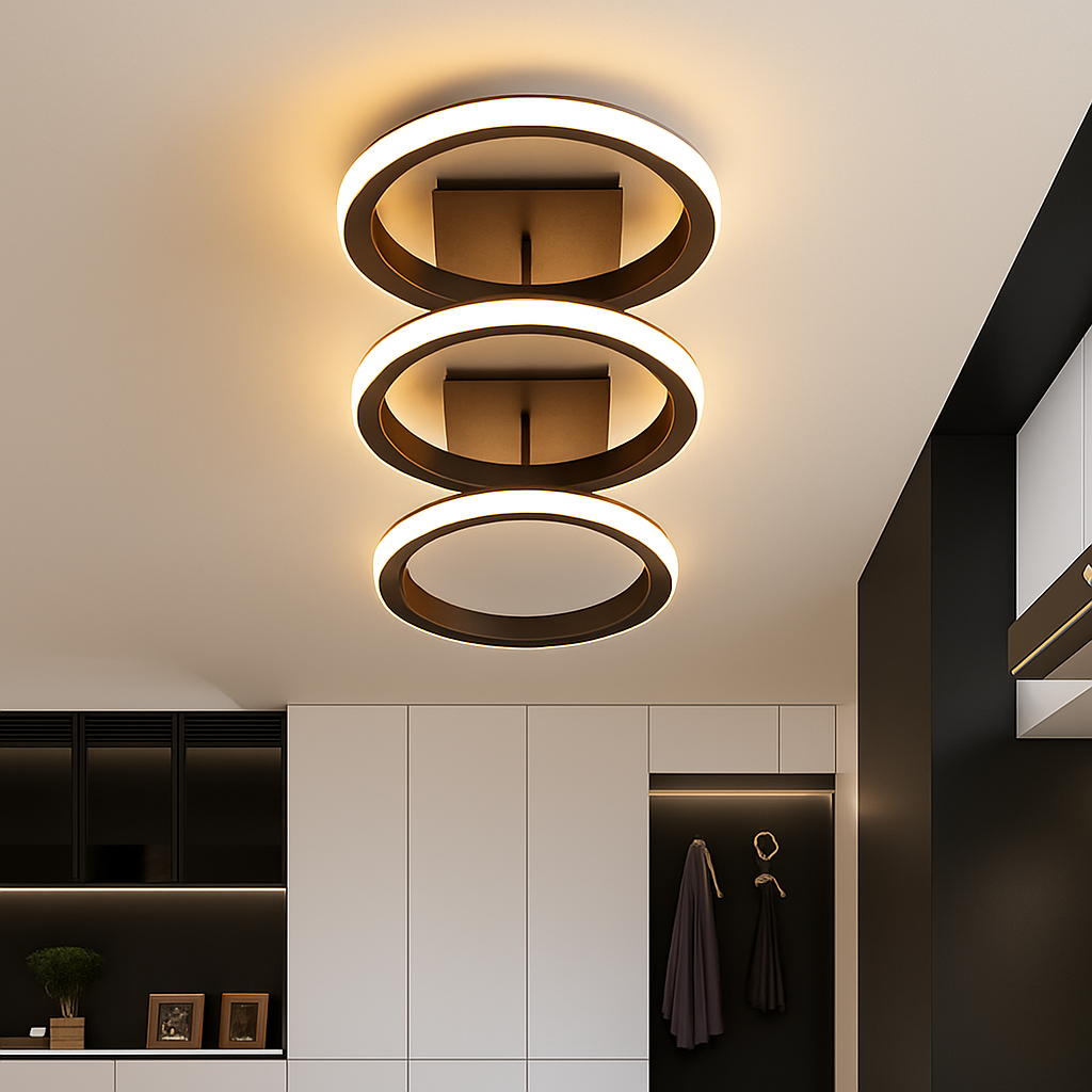 plafonnier led moderne pour décoration intérieure élégante et lumineuse - vue 4 sur 10