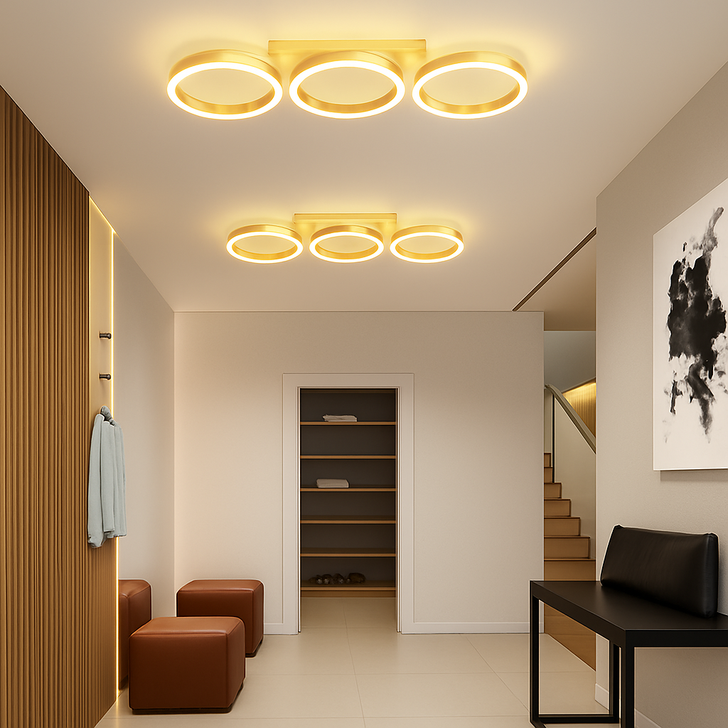 plafonnier led moderne pour décoration intérieure élégante et lumineuse - vue 6 sur 10