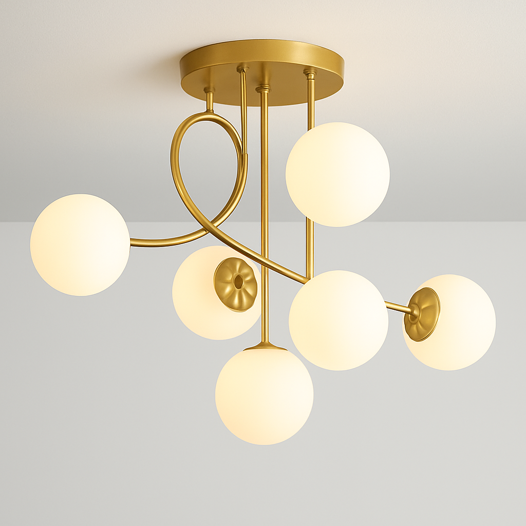 plafonnier led moderne pour intérieur éclairage design élégant - vue 11 sur 12