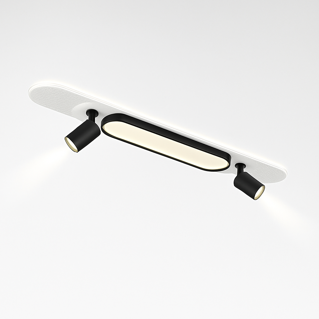 Plafonnier LED moderne pour salon couloir vestiaire allée plafonnier avec projecteur lustres décor luminaire