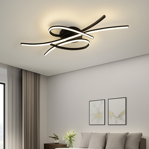 Plafonnier LED moderne pour salon salle à manger chambre étude hôtel allée plafond Lustre intérieur décor à la maison luminaire Lustre - vue 3 sur 10