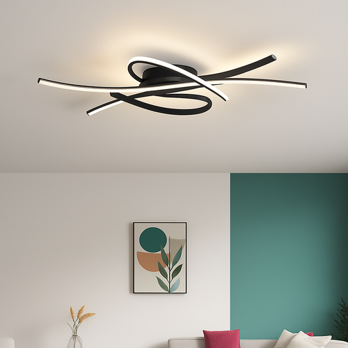 Plafonnier LED moderne pour salon salle à manger chambre étude hôtel allée plafond Lustre intérieur décor à la maison luminaire Lustre - vue 4 sur 10