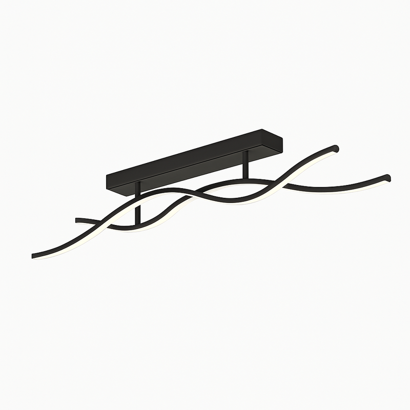 Plafonnier LED moderne pour salon salle à manger couloir allée ligne formes plafonnier décor à la maison luminaire intérieur Lustre