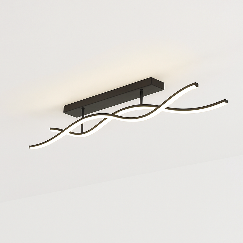 Plafonnier LED moderne pour salon salle à manger couloir allée ligne formes plafonnier décor à la maison luminaire intérieur Lustre