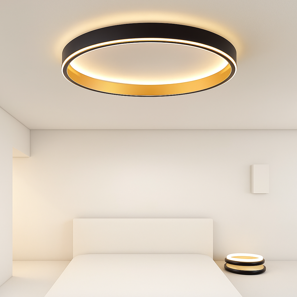 Plafonnier Led nordique moderne pour salon - vue 5 sur 18