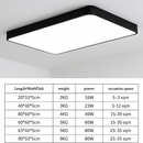 Plafonnier LED rectangle moderne Bwart