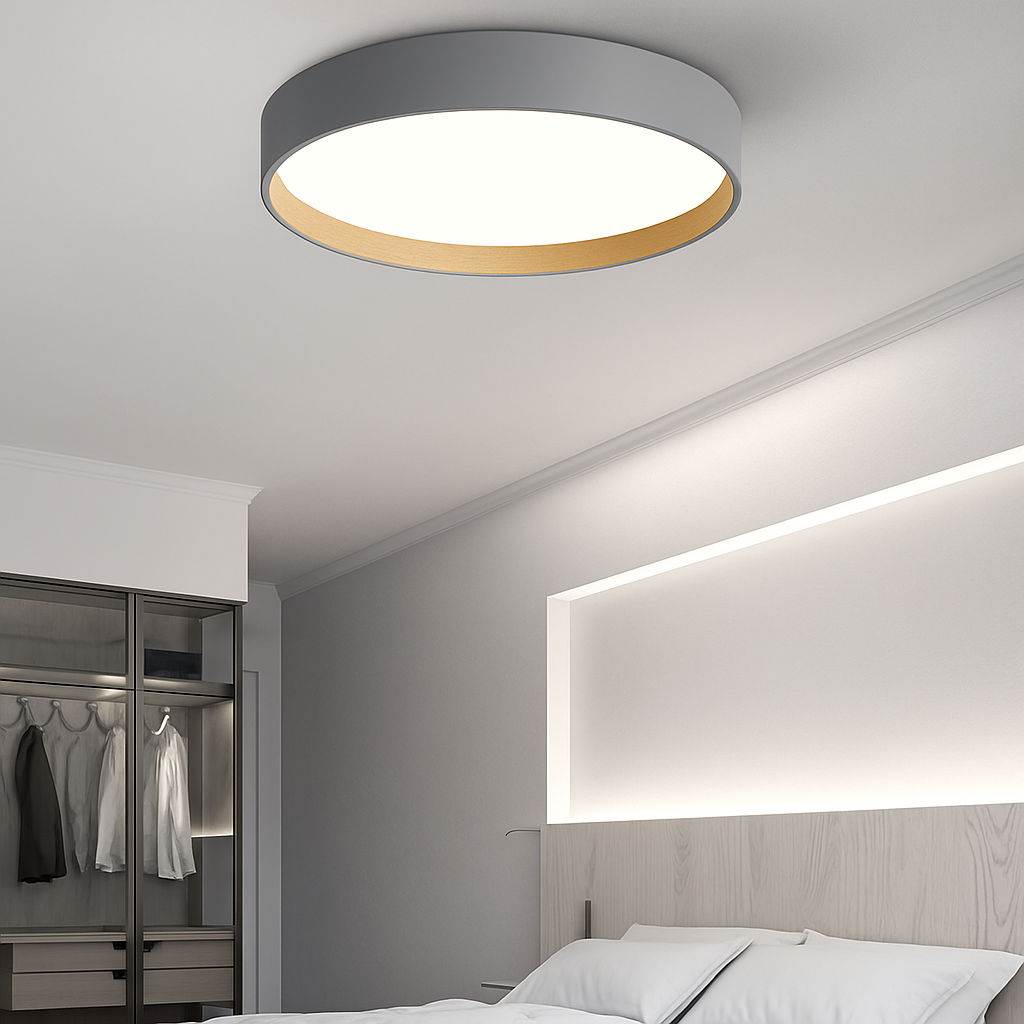 plafonnier led rond design italien pour intérieur moderne - vue 5 sur 12