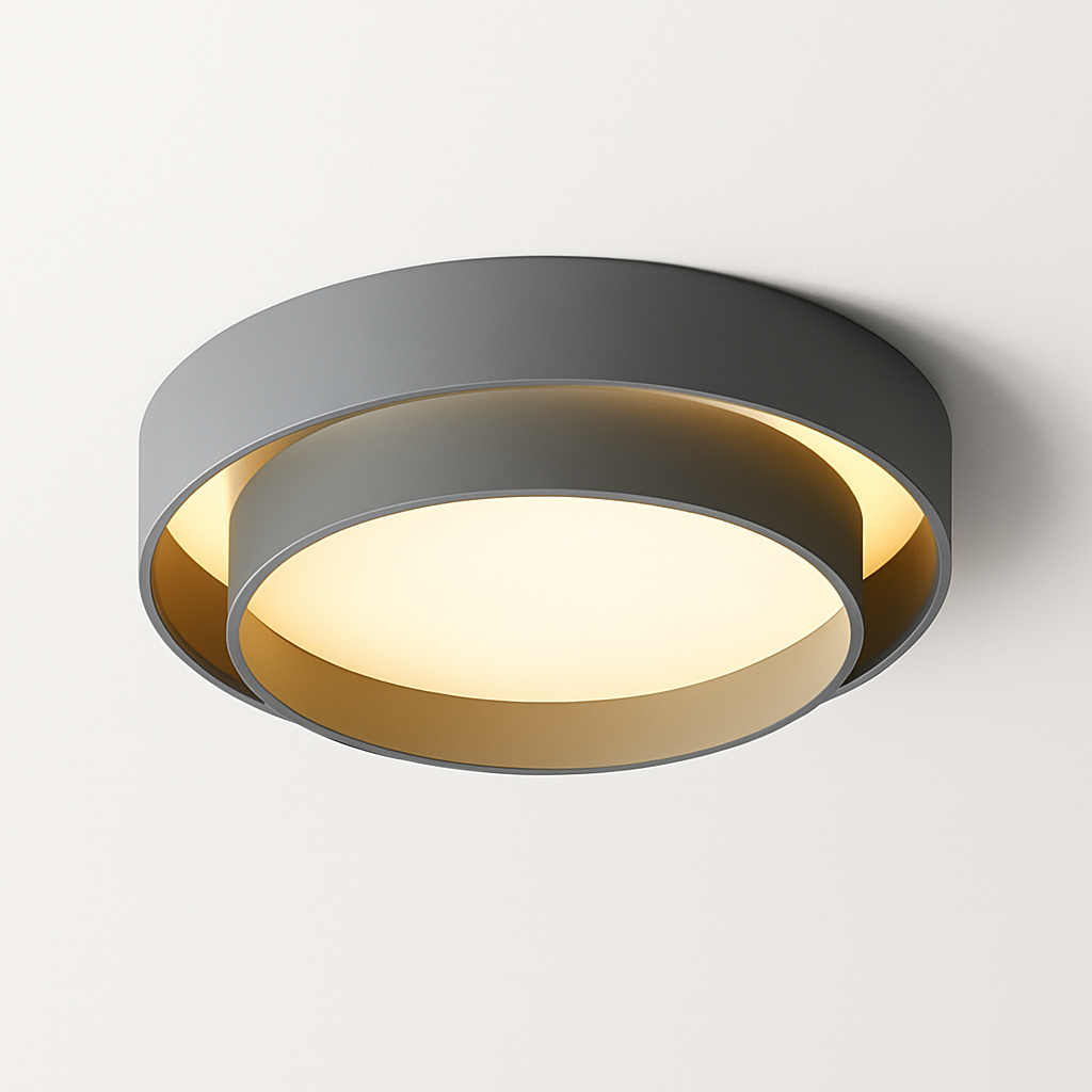 Plafonnier LED rond moderne led cercle avec télécommande pour décoration - vue 11 sur 15