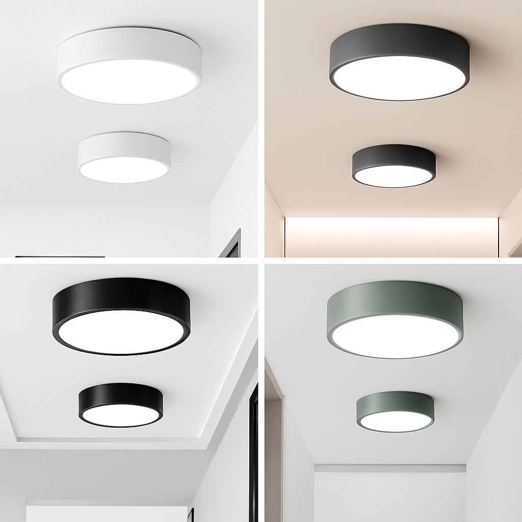 plafonnier led rond moderne pour intérieur élégant et lumineux - vue 3 sur 14