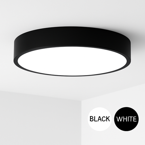 Plafonnier LED simpliste rond - vue 2 sur 2