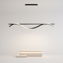 plafonnier led suspendu au design moderne idéal pour hôtel