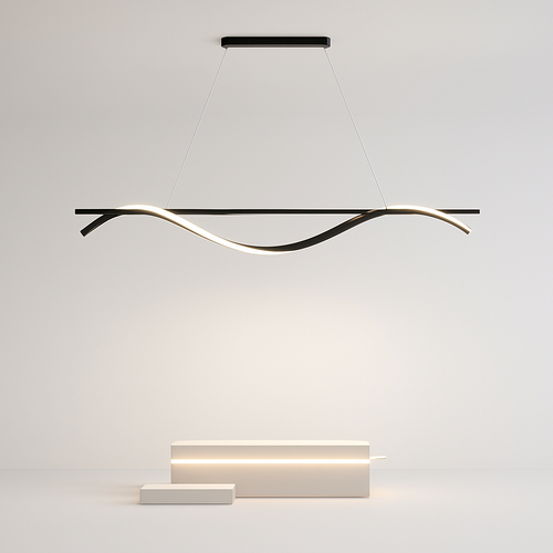 plafonnier led suspendu au design moderne idéal pour hôtel