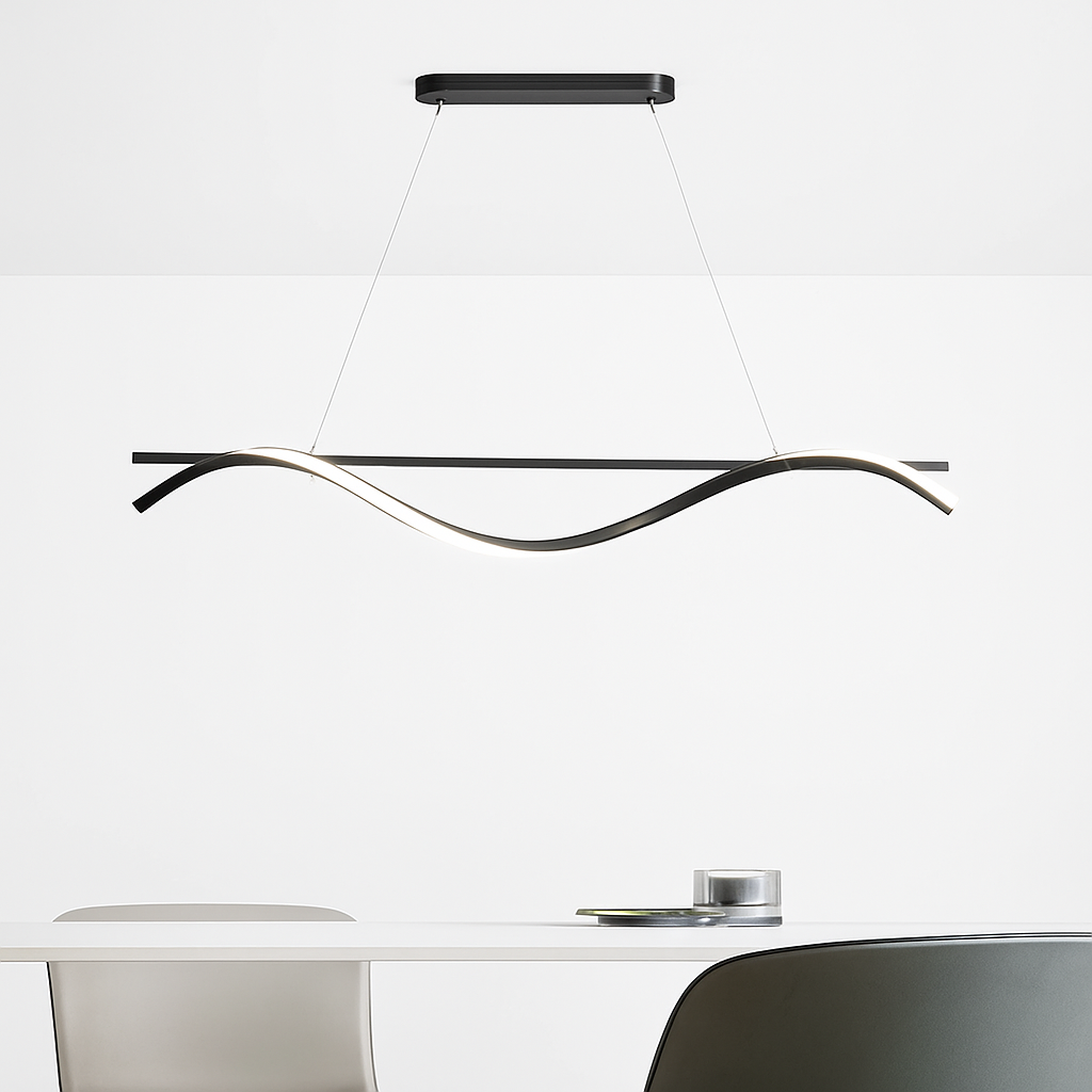 plafonnier led suspendu au design moderne idéal pour hôtel - vue 6 sur 10