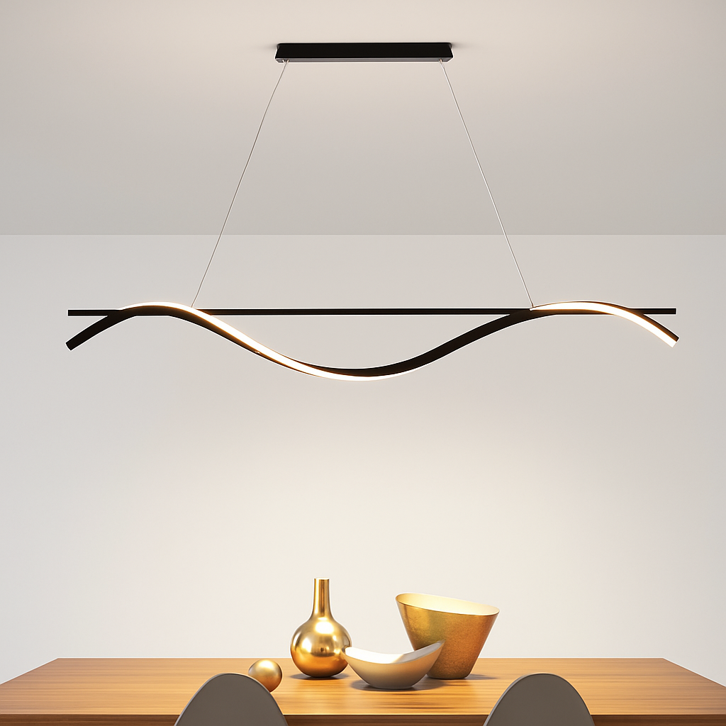 plafonnier led suspendu au design moderne idéal pour hôtel - vue 8 sur 10