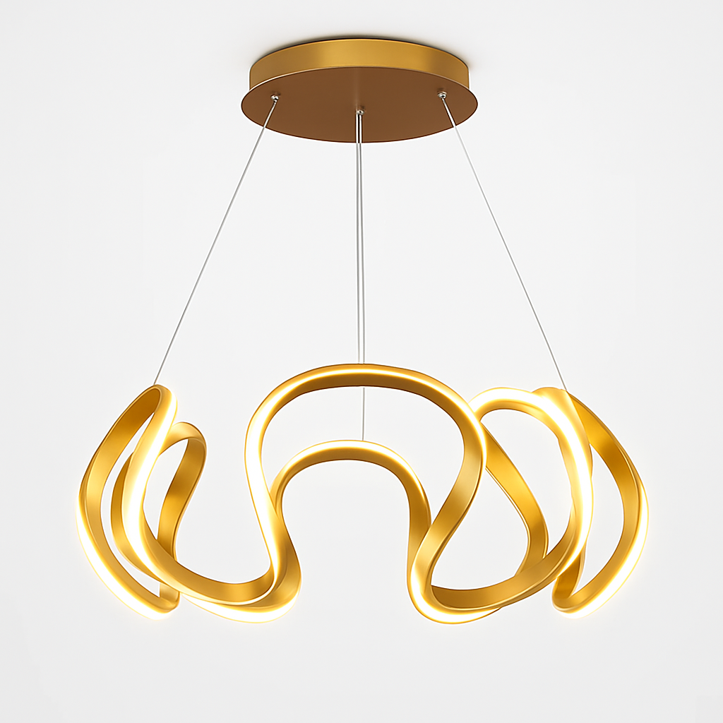 Plafonnier LED suspendu au design nordique