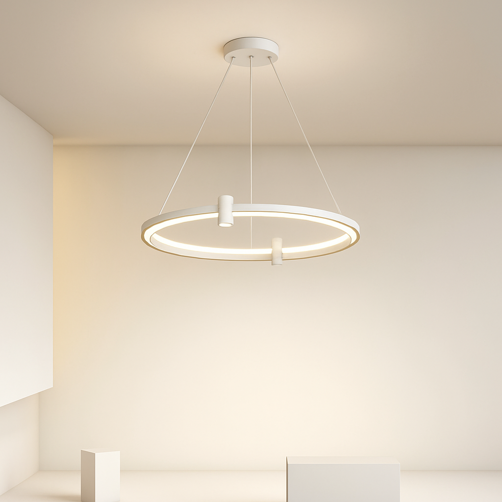 plafonnier led suspendu design moderne luminaire décoratif intérieur - vue 7 sur 10