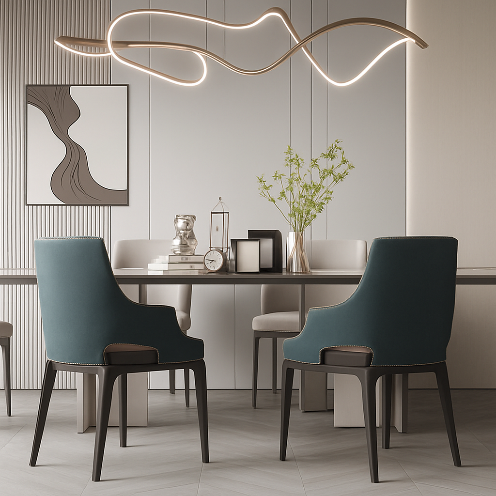 plafonnier led suspendu design moderne pour hôtel ou restaurant - vue 4 sur 7