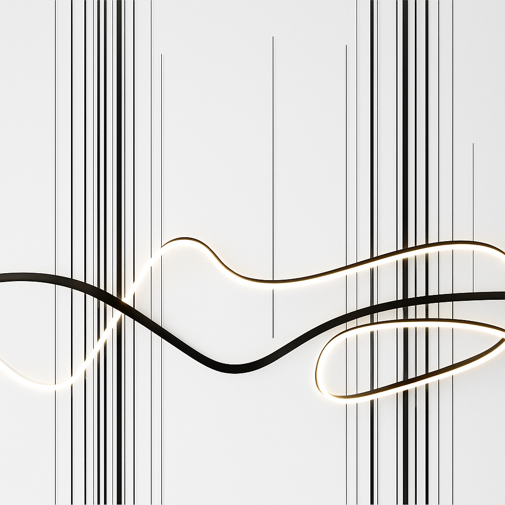 plafonnier led suspendu design moderne pour hôtel ou restaurant - vue 6 sur 7