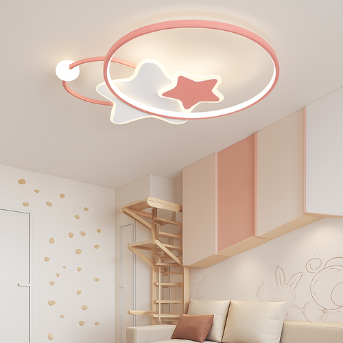 plafonnier led étoile lumineux décoratif chambre enfant dessin animé - vue 2 sur 18