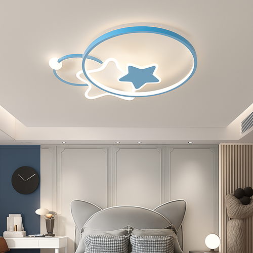 plafonnier led étoile lumineux décoratif chambre enfant dessin animé - vue 6 sur 18