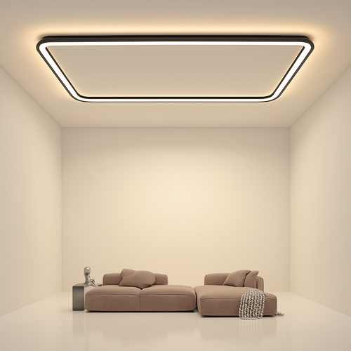 plafonnier led ultra-mince design moderne intensité réglable luminaire décoratif