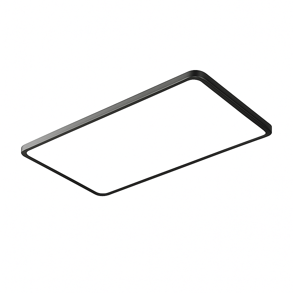 plafonnier led ultra-mince rectangulaire minimaliste nordique moderne acrylique