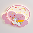 plafonnier licorne créatif pour décoration de chambre enfant