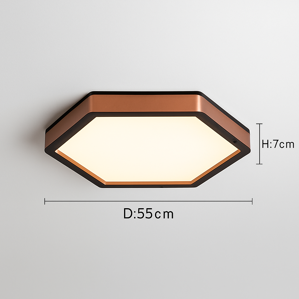 plafonnier moderne créatif rond style nordique éclairage LED décoratif - vue 8 sur 11