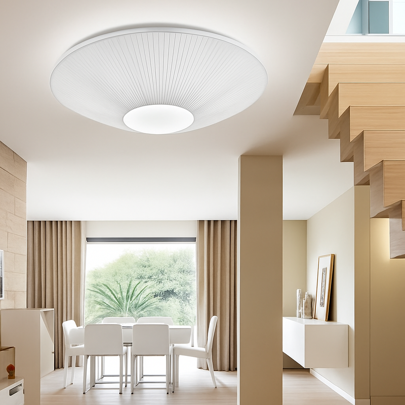 plafonnier moderne en tissu design créatif pour intérieur élégant