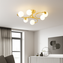 plafonnier moderne en verre design pour intérieur élégant
