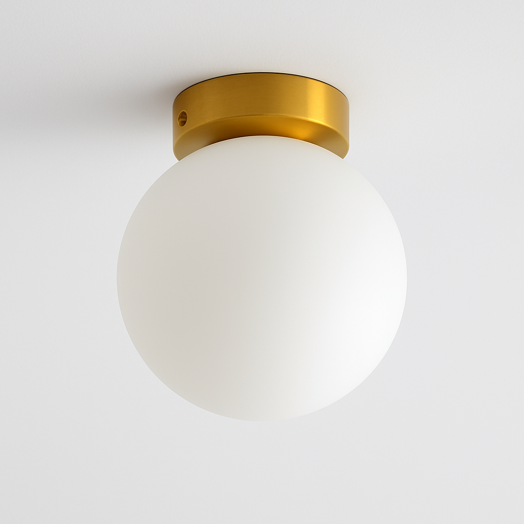 plafonnier moderne en verre pour un éclairage élégant - vue 6 sur 8