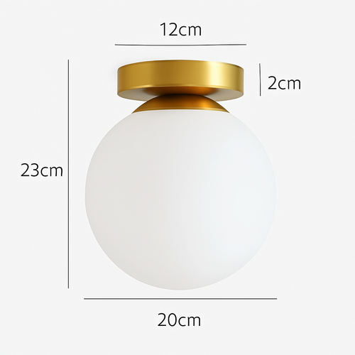 plafonnier moderne en verre pour un éclairage élégant - vue 9 sur 8