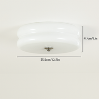 plafonnier moderne en verre rétro style vintage pour intérieur élégant