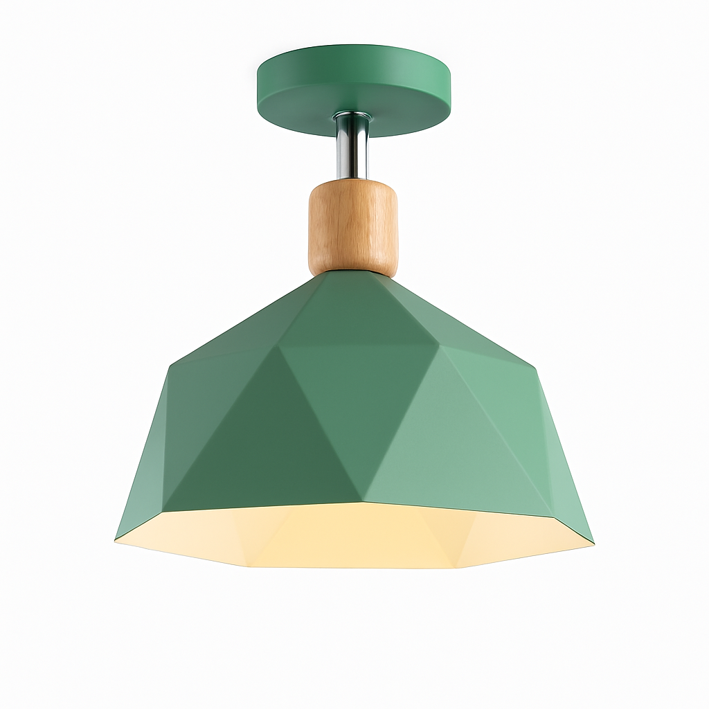Plafonnier moderne LED avec abat-jour en métal Garino - vue 7 sur 8