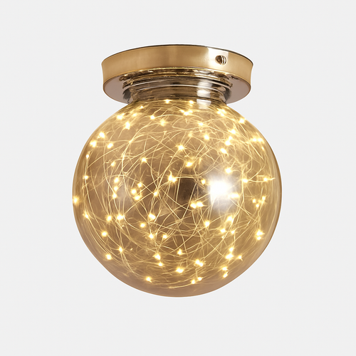 Plafonnier moderne LED avec globe en verre Duna