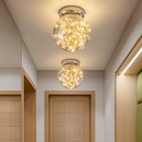 Plafonnier moderne LED avec globe en verre Duna