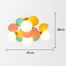 Plafonnier moderne LED coloré pour chambre d'enfant Estel
