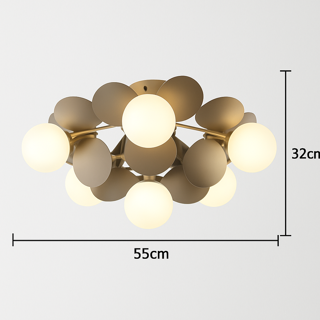Plafonnier moderne LED coloré pour chambre d'enfant Estel - vue 14 sur 19
