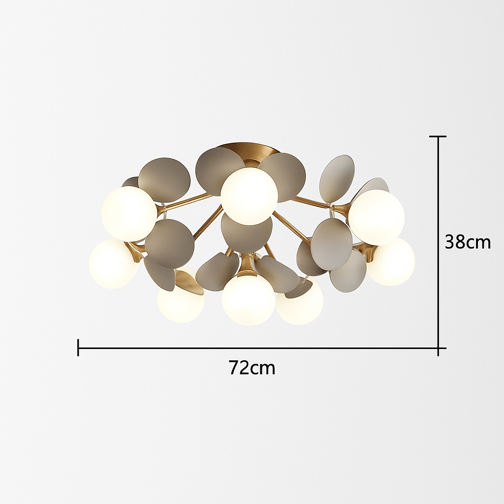 Plafonnier moderne LED coloré pour chambre d'enfant Estel - vue 18 sur 19