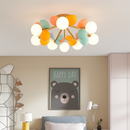 Plafonnier moderne LED coloré pour chambre d'enfant Estel