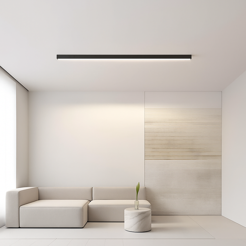 plafonnier moderne led en aluminium à intensité variable - vue 3 sur 16