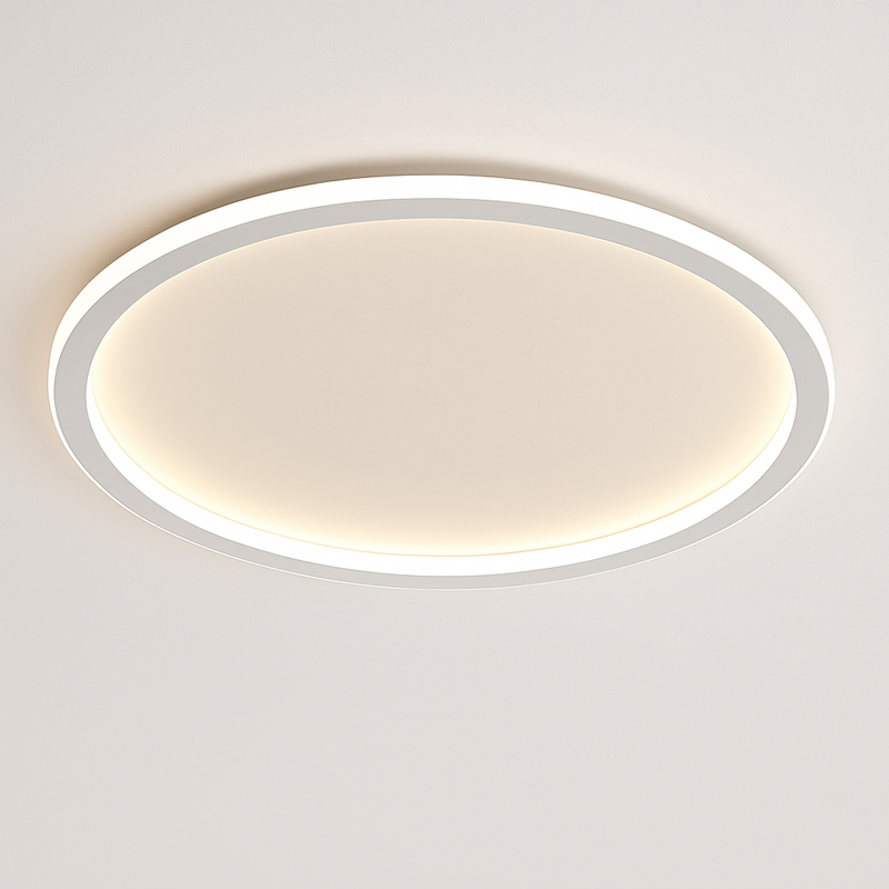 Plafonnier moderne LED en forme d'anneau métallique Marisol