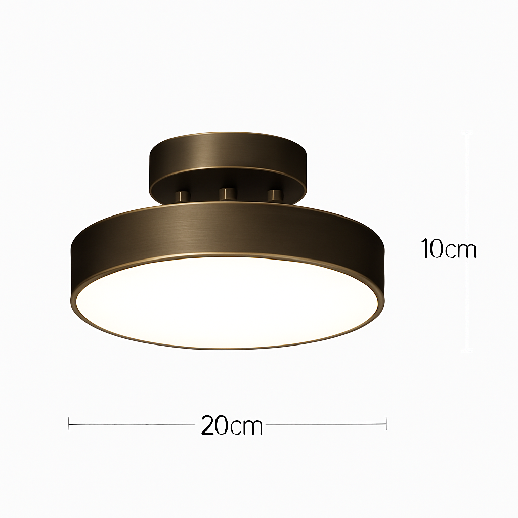 Plafonnier moderne LED minimaliste en métal Celio - vue 9 sur 8