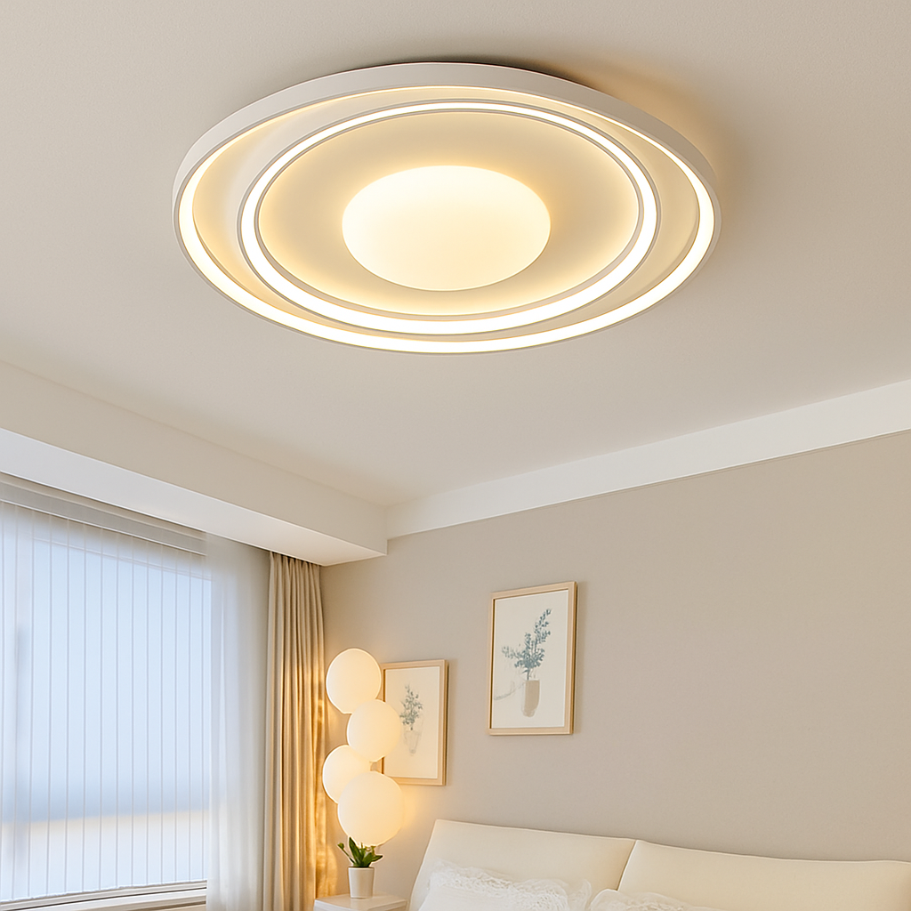 plafonnier moderne à leds pour décoration intérieure - vue 4 sur 12