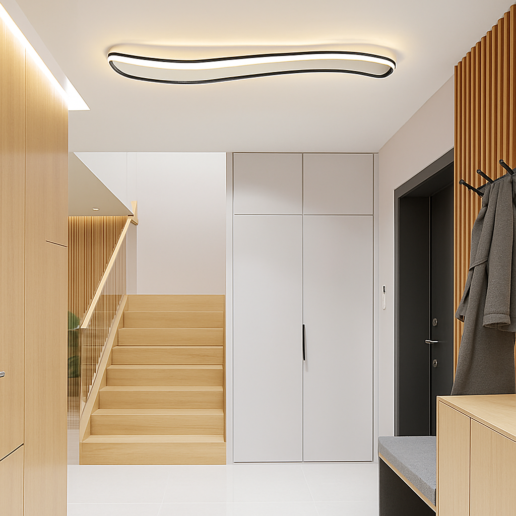 plafonnier moderne à leds pour intérieur décoratif lumineux - vue 4 sur 12
