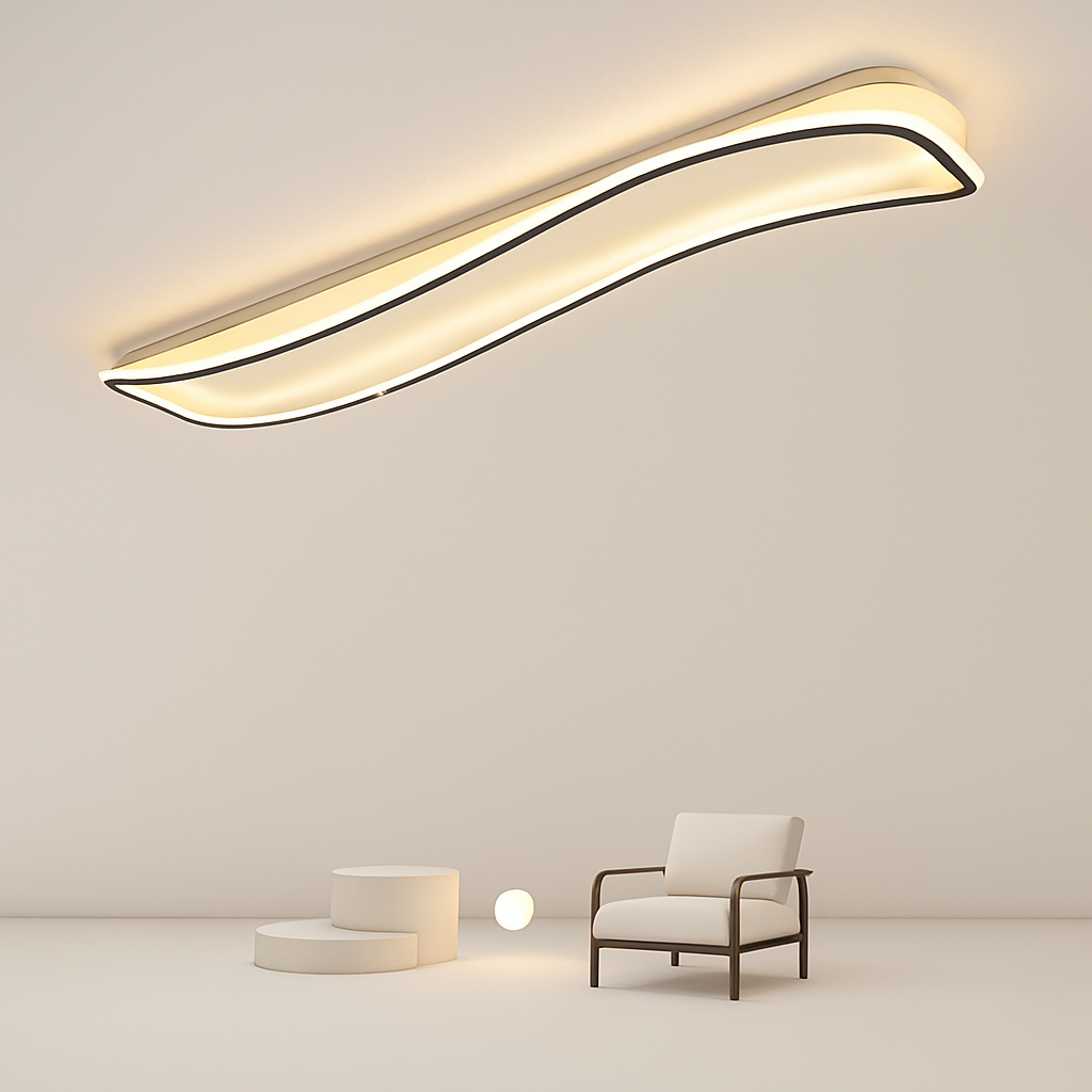 plafonnier moderne à leds pour intérieur décoratif lumineux - vue 5 sur 12